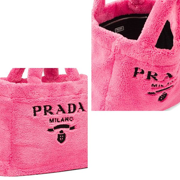 国内売り切れ色!プラダ テリー トートバッグ 偽物★夏らしいポップなトートバッグ 1BG130_2DXO